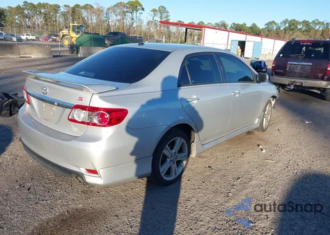 2013 Toyota Corolla S from USA, damaged, VIN 5YFBU4EE5DP092596